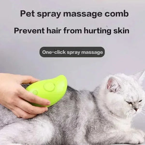 Steam brush for cats